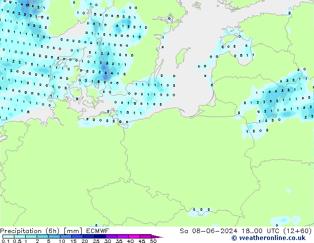 Z500/Rain (+SLP)/Z850 ECMWF Sáb 08.06.2024 00 UTC