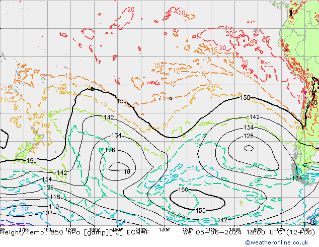 Z500/Rain (+SLP)/Z850 ECMWF ср 05.06.2024 18 UTC