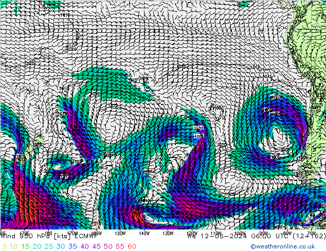 Wind 950 hPa ECMWF We 12.06.2024 06 UTC