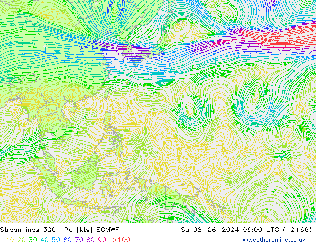 300 hPa ECMWF  08.06.2024 06 UTC