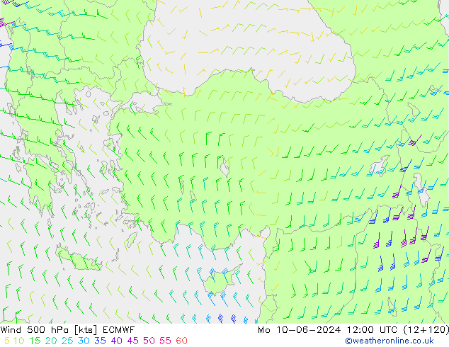  500 hPa ECMWF  10.06.2024 12 UTC