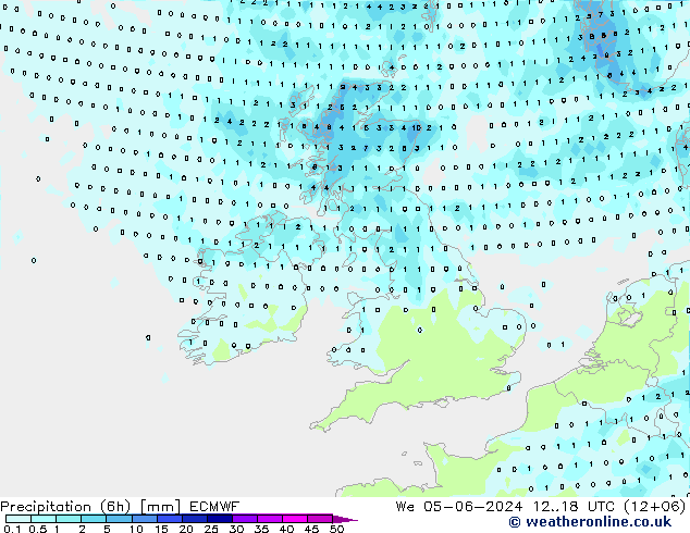 Z500/Rain (+SLP)/Z850 ECMWF  05.06.2024 18 UTC