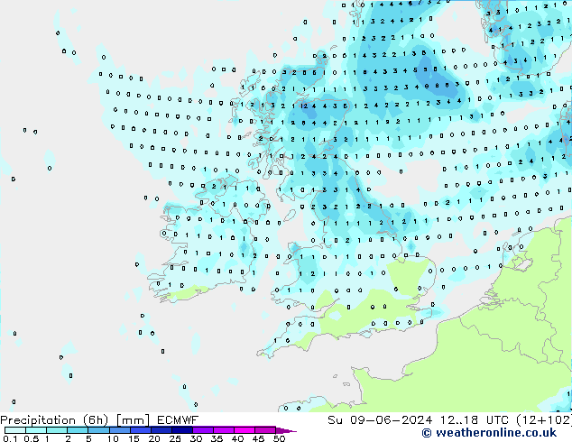  (6h) ECMWF  09.06.2024 18 UTC