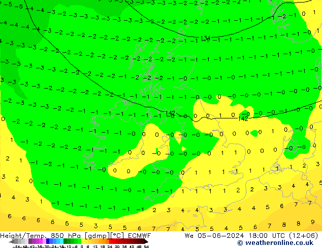 Z500/Rain (+SLP)/Z850 ECMWF  05.06.2024 18 UTC