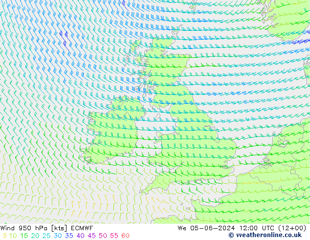  950 hPa ECMWF  05.06.2024 12 UTC