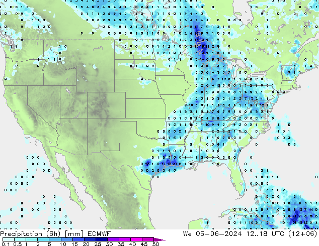 Z500/Rain (+SLP)/Z850 ECMWF We 05.06.2024 18 UTC