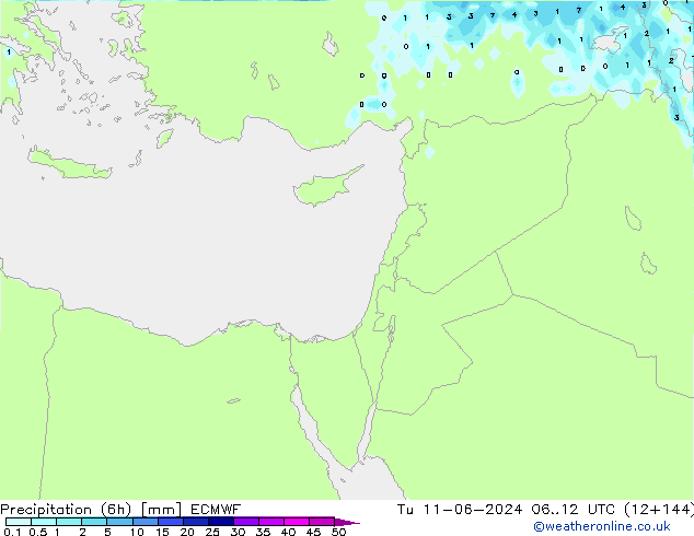 Z500/Regen(+SLP)/Z850 ECMWF di 11.06.2024 12 UTC