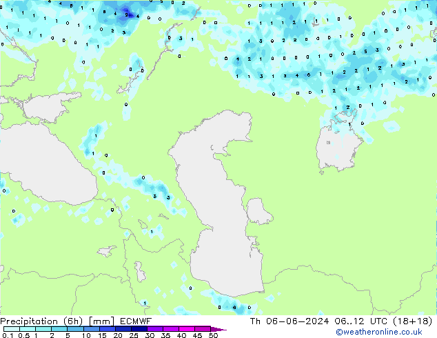 Z500/Regen(+SLP)/Z850 ECMWF do 06.06.2024 12 UTC