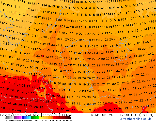 Z500/Regen(+SLP)/Z850 ECMWF do 06.06.2024 12 UTC