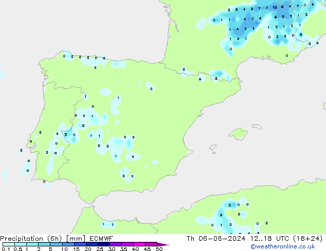 Z500/Rain (+SLP)/Z850 ECMWF Th 06.06.2024 18 UTC