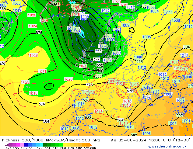 Thck 500-1000hPa ECMWF We 05.06.2024 18 UTC