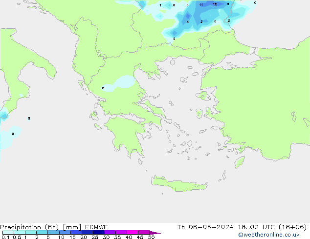 Z500/Rain (+SLP)/Z850 ECMWF gio 06.06.2024 00 UTC