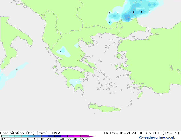 Z500/Rain (+SLP)/Z850 ECMWF Th 06.06.2024 06 UTC