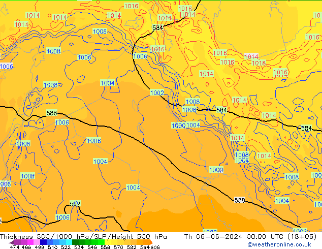 Thck 500-1000hPa ECMWF Th 06.06.2024 00 UTC