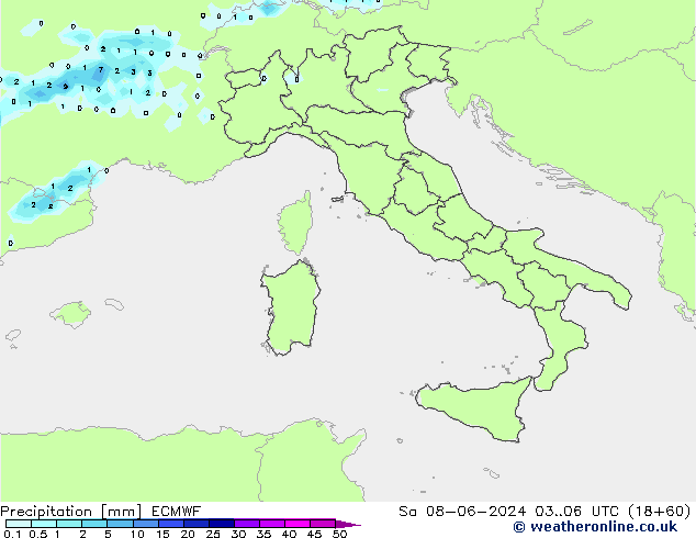 opad ECMWF so. 08.06.2024 06 UTC