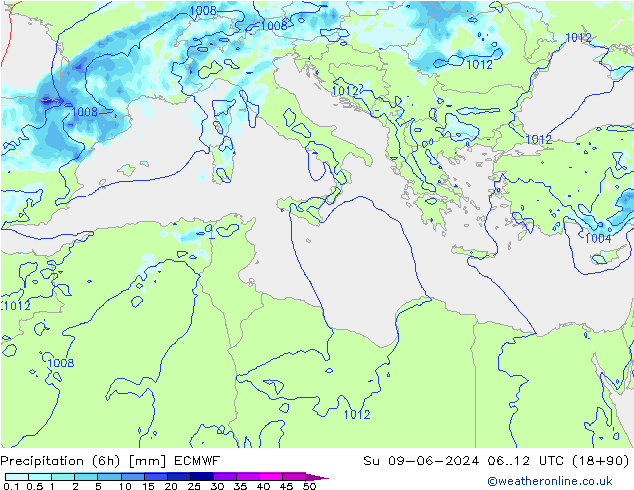  (6h) ECMWF  09.06.2024 12 UTC