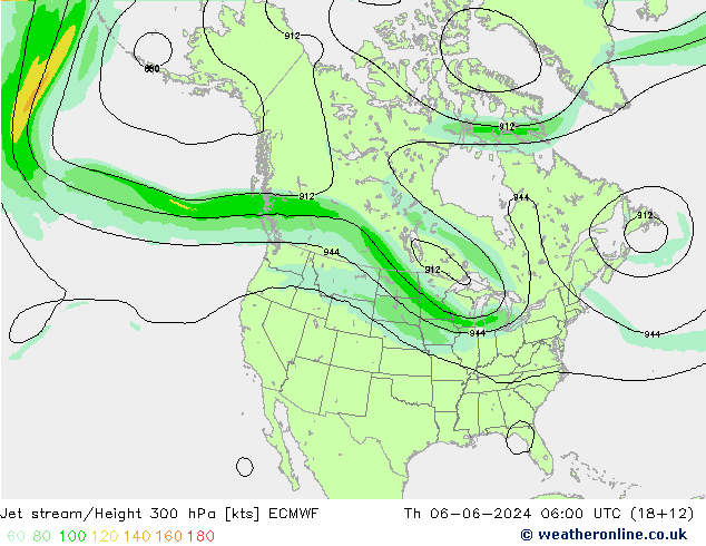 Polarjet ECMWF Do 06.06.2024 06 UTC