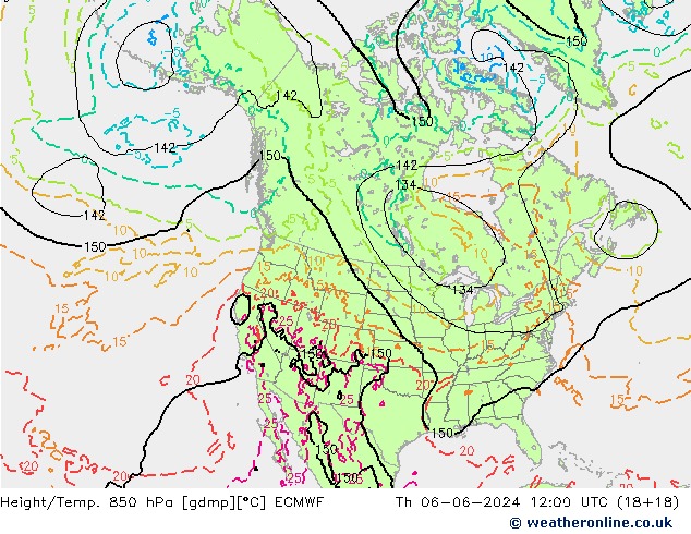 Z500/Regen(+SLP)/Z850 ECMWF do 06.06.2024 12 UTC