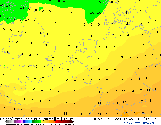 Z500/Rain (+SLP)/Z850 ECMWF Qui 06.06.2024 18 UTC