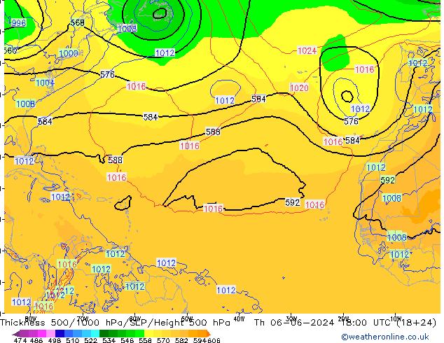 Thck 500-1000hPa ECMWF Th 06.06.2024 18 UTC