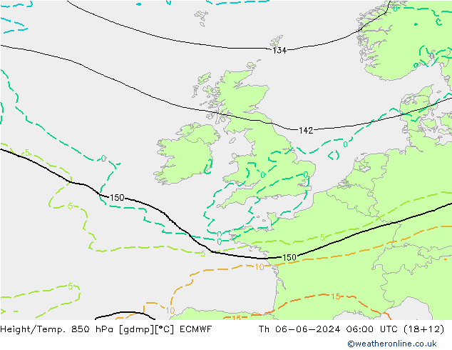 Z500/Regen(+SLP)/Z850 ECMWF do 06.06.2024 06 UTC