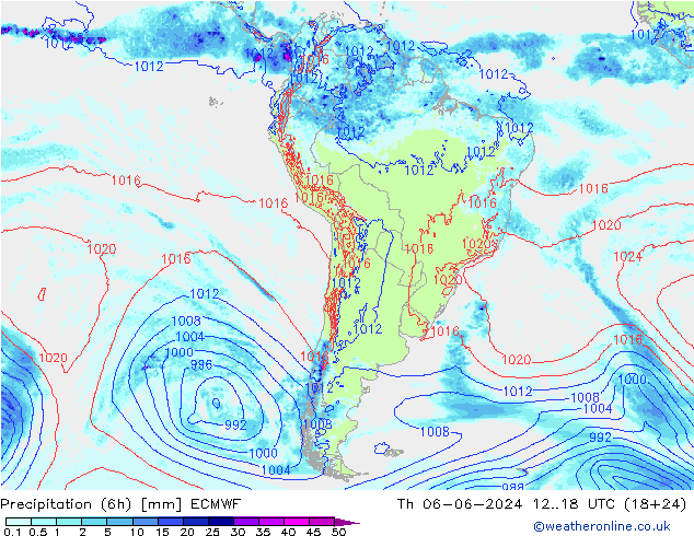 Z500/Regen(+SLP)/Z850 ECMWF do 06.06.2024 18 UTC