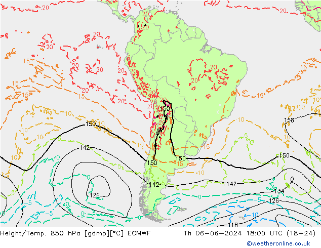 Z500/Regen(+SLP)/Z850 ECMWF do 06.06.2024 18 UTC