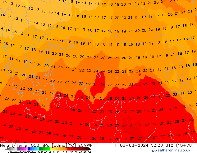 Z500/Regen(+SLP)/Z850 ECMWF do 06.06.2024 00 UTC