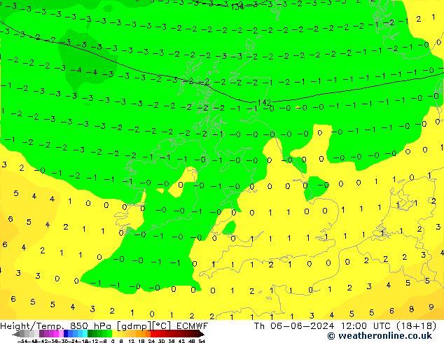 Z500/Rain (+SLP)/Z850 ECMWF Qui 06.06.2024 12 UTC