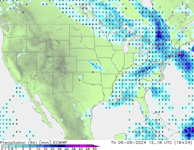 Z500/Regen(+SLP)/Z850 ECMWF do 06.06.2024 18 UTC