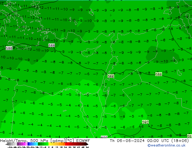 Z500/Rain (+SLP)/Z850 ECMWF  06.06.2024 00 UTC