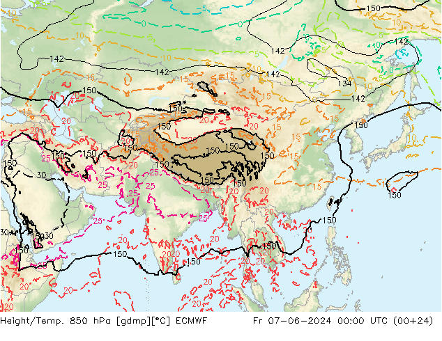 Z500/Rain (+SLP)/Z850 ECMWF pt. 07.06.2024 00 UTC