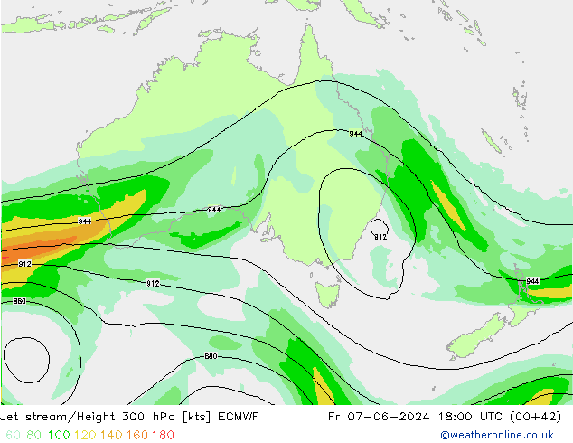 Courant-jet ECMWF ven 07.06.2024 18 UTC