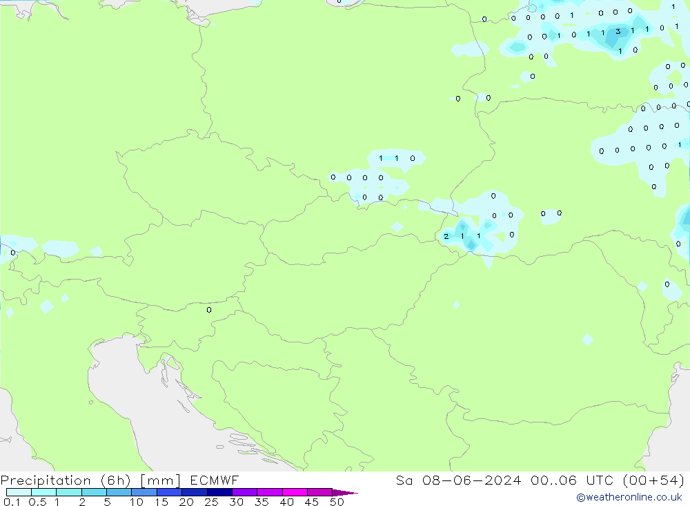 Z500/Rain (+SLP)/Z850 ECMWF sáb 08.06.2024 06 UTC