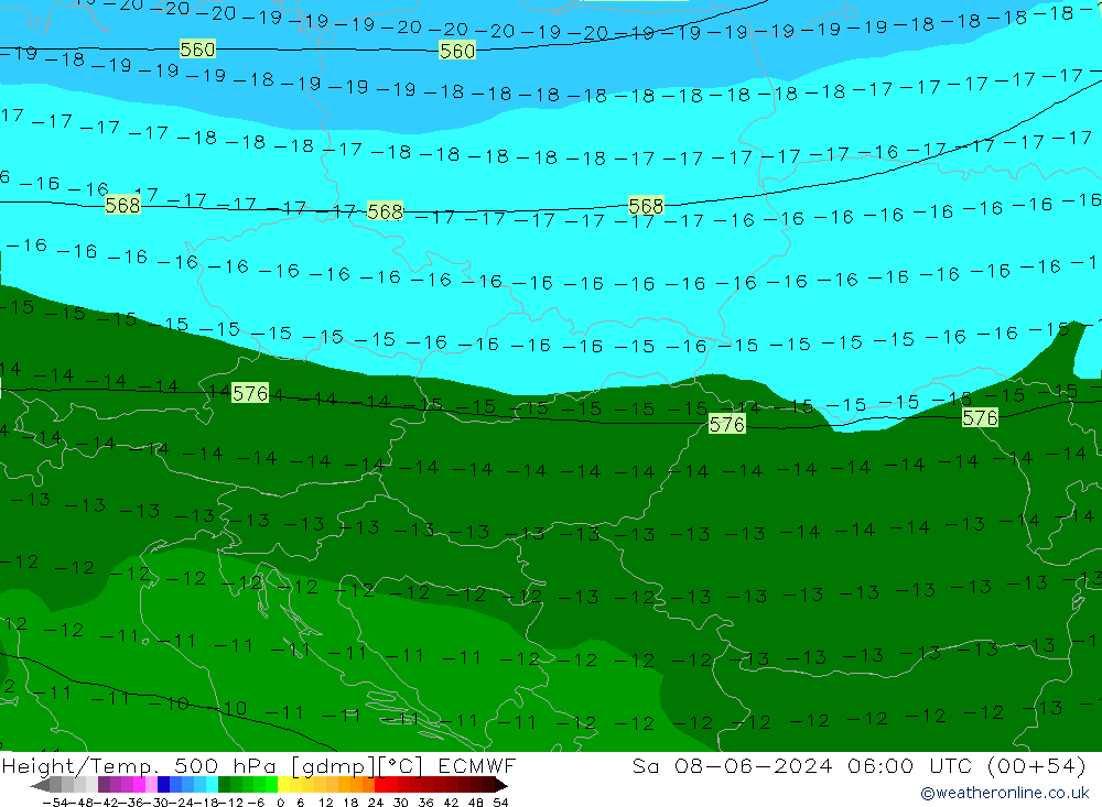 Z500/Rain (+SLP)/Z850 ECMWF sáb 08.06.2024 06 UTC