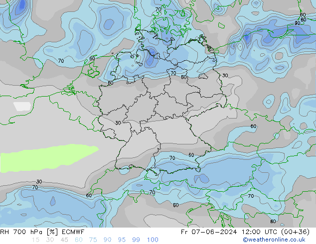 RV 700 hPa ECMWF vr 07.06.2024 12 UTC