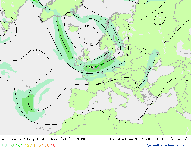 джет ECMWF чт 06.06.2024 06 UTC