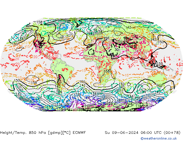 Z500/Rain (+SLP)/Z850 ECMWF Ne 09.06.2024 06 UTC