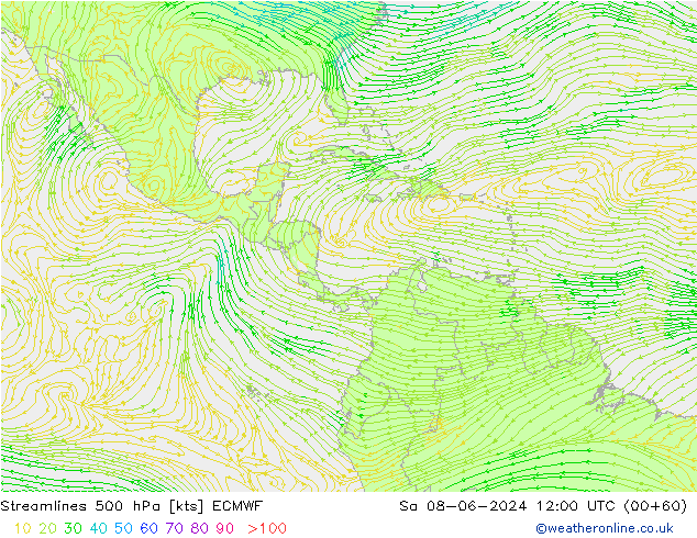  500 hPa ECMWF  08.06.2024 12 UTC