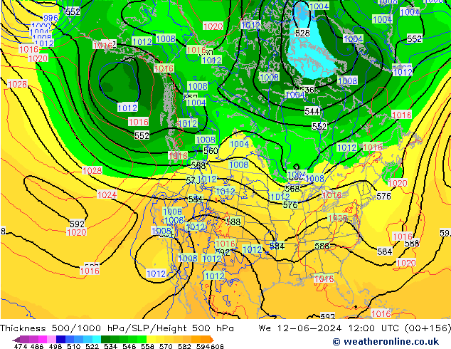 Thck 500-1000hPa ECMWF We 12.06.2024 12 UTC