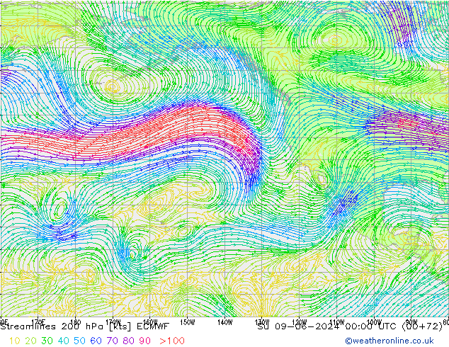  200 hPa ECMWF  09.06.2024 00 UTC