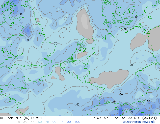 925 hPa Nispi Nem ECMWF Cu 07.06.2024 00 UTC