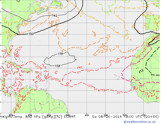 Z500/Rain (+SLP)/Z850 ECMWF so. 08.06.2024 18 UTC