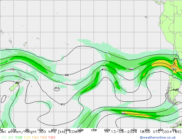 Jet Akımları ECMWF Per 13.06.2024 18 UTC