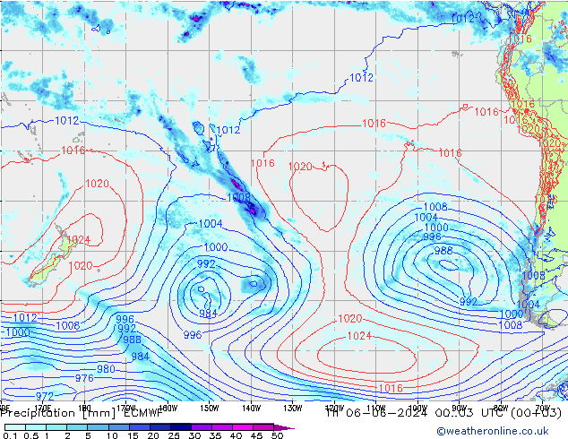 Precipitation ECMWF Th 06.06.2024 03 UTC