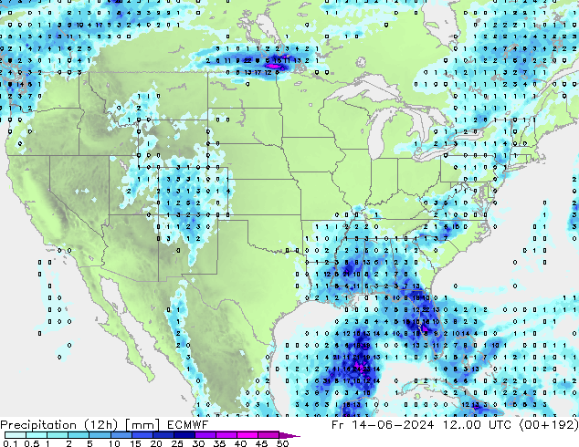  (12h) ECMWF  14.06.2024 00 UTC