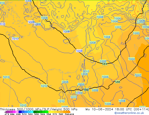 Thck 500-1000hPa ECMWF  10.06.2024 18 UTC