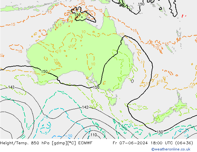 Z500/Rain (+SLP)/Z850 ECMWF Fr 07.06.2024 18 UTC