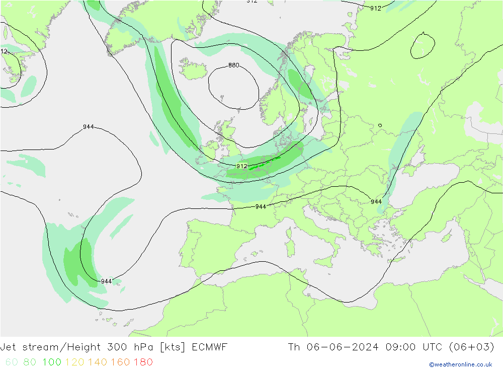 Courant-jet ECMWF jeu 06.06.2024 09 UTC