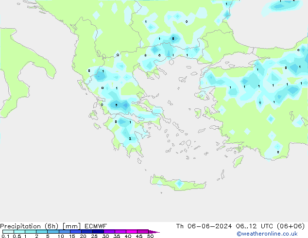 Z500/Rain (+SLP)/Z850 ECMWF jeu 06.06.2024 12 UTC